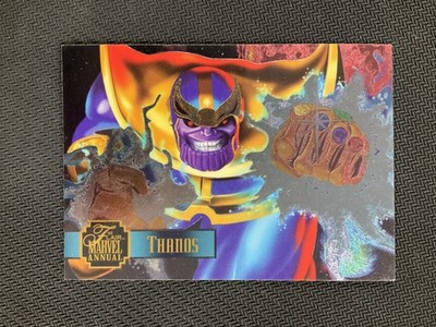 1995 Flair Marvel Annual #21 Thanos PowerBlast