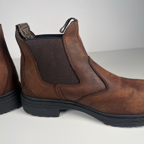 Mountain Horse Yard Riding Ankle Boots Brown Women’s Size UK 7.5 Leather - Picture 9 of 17