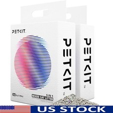 5-in-1 Cat Litter Tofu Activated Carbon Dust-Free Rapid Clumping Unscented 2 Pk