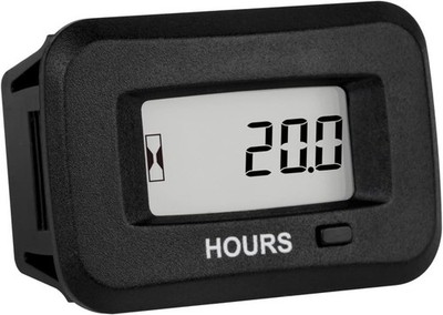 Digital LCD Hour Meter Kit, AC/DC 5V to 277V, Initial Hours Settable, Use for La