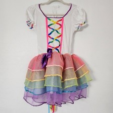 Amscan Girls Rainbow Princess Costume Dress T...