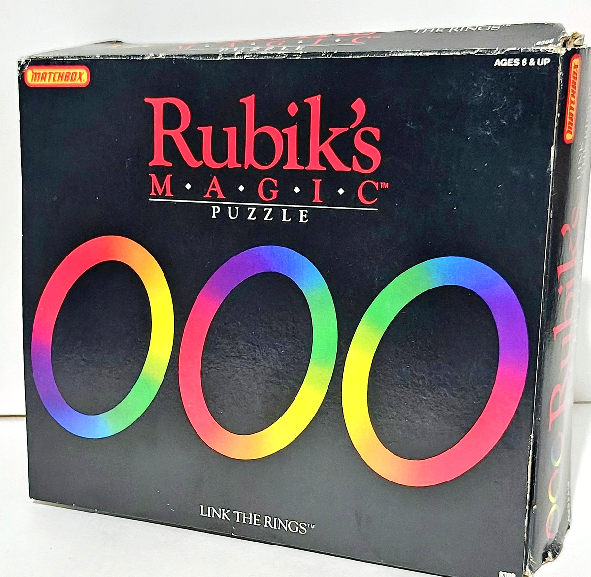 Vintage 1986 Rubik's Magic Puzzle Link The Rings 8308 Matchbox