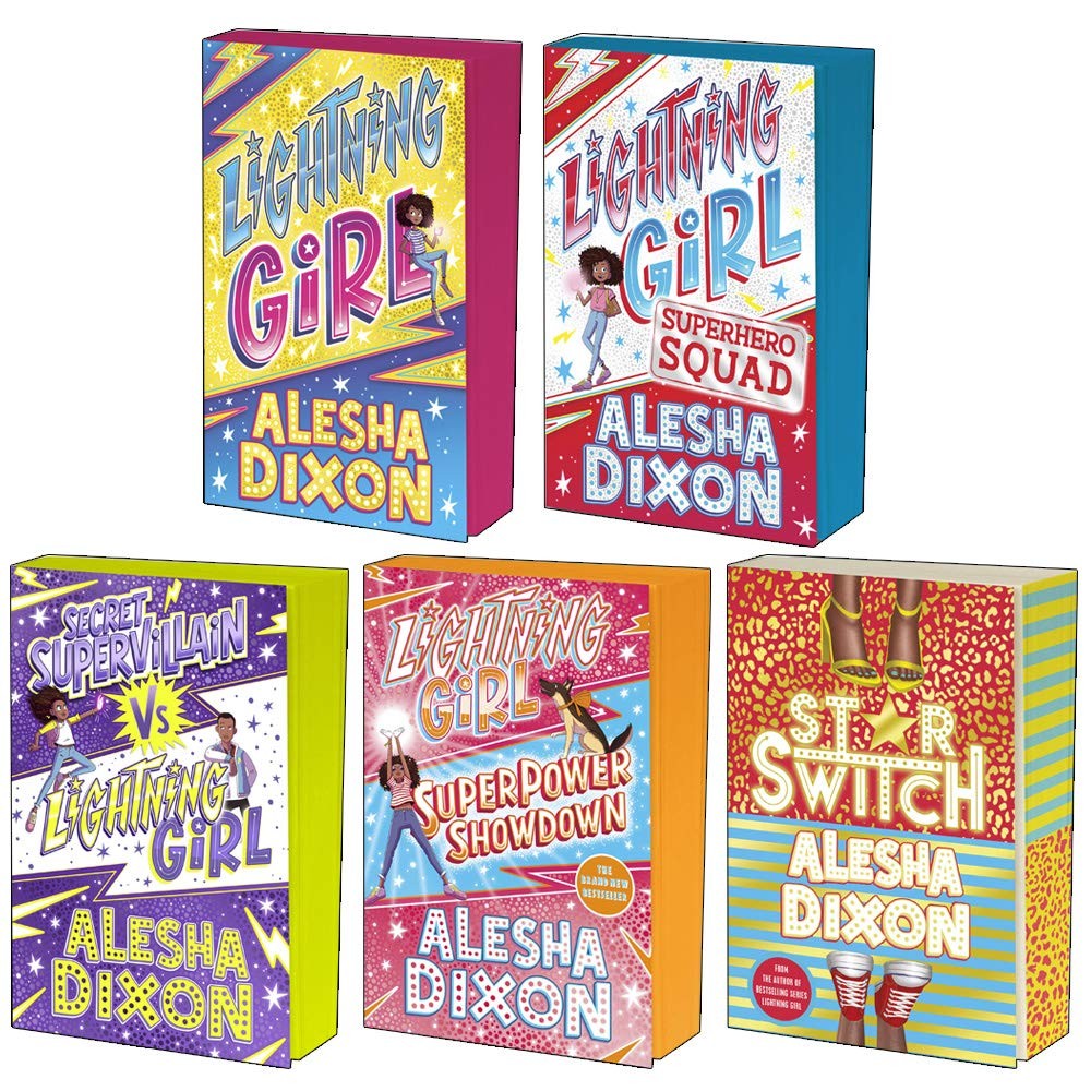 Alesha Dixon Lightning Girl Collection 5 Books Set Superpower Showdown Superhero