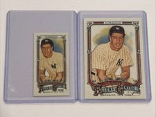 2025 Topps Allen & Ginter Joe DiMaggio Base And Mini 2 Card Lot SP NY Yankees