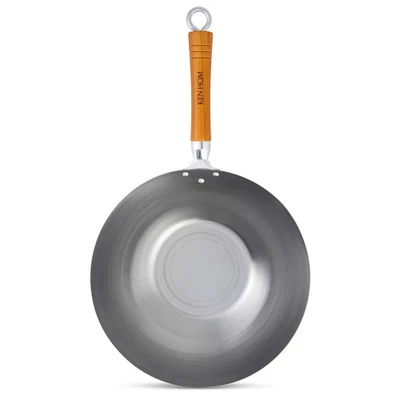 Carbonstahl Wokpfanne, 32cm, Classic, Nicht Induktion Wok, Natürliche Patina ... - Bild 1 von 4