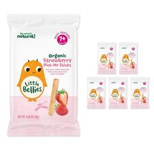 Little Bellies Organic Strawberry Pick-Me Sticks Baby Snack 0.56 Pack of 5