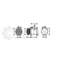 Kompressor Klimaanlage FüR Chrysler Voyager IV 2.5 CRD Bj.00-08