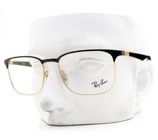 Ray-Ban Eyeglasses RB6363 2890 Glasses Shiny Black on Arista Gold 54mm with Case