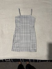 Girls Candy Couture, Chequered Dress, Pink/white Black Excellent Cond Never Worn