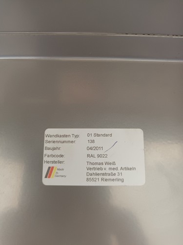 Defibrillator Metallkasten Mit Sichtfenster Alarm gesichert - Bild 5 von 8