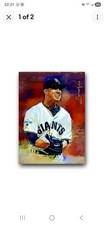 Tim Lincecum #7 Art Card Limited 37/50 Edward Vela Signed (San Francisco Giants)