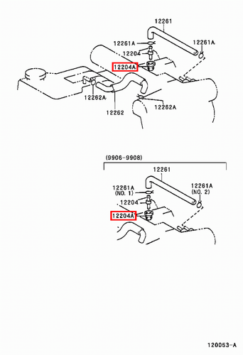 Genuine Crown JZS173 JZS171 JZS153 JZS151 JZS141 2.5 PCV Valve Rubber Grommet x2 - Picture 17 of 20