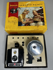 Vintage Kodak Brownie Hawkeye Camera w/ Flash with Original Box Insert Booklet