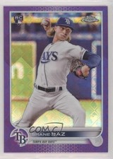 2022 Topps Chrome Logofractor Edition Purple Refractor 37/250 Shane Baz #8 0o0l