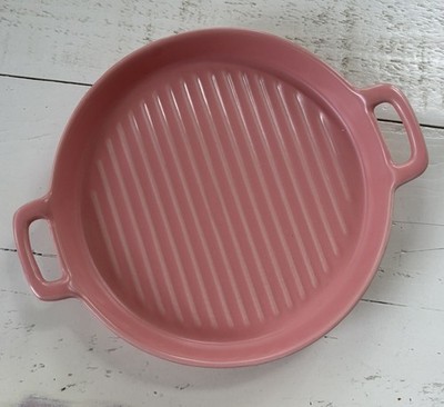 Mini Baking Dish Pink 6 inch round Ceramic Kitchen Baking Dish 
