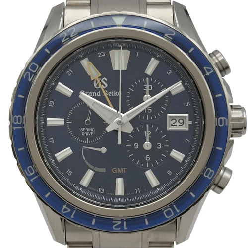 Grand Seiko 9 Spring Drive GMT SBGC249(9R96-0AS0) 45mm Titanium Blue Dial OKW993