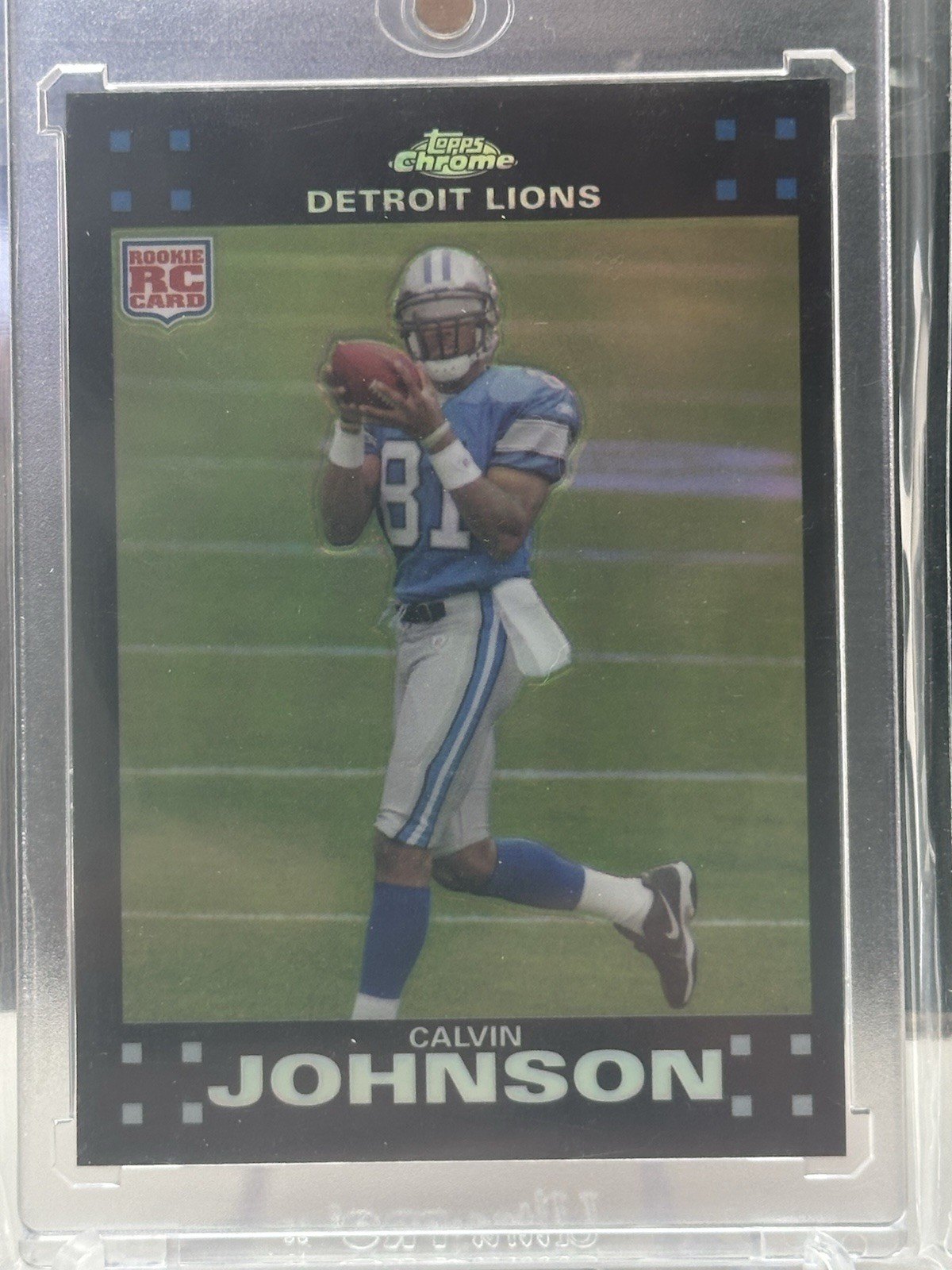 2007 Topps Chrome - Calvin Johnson #TC200 Refractor (RC)