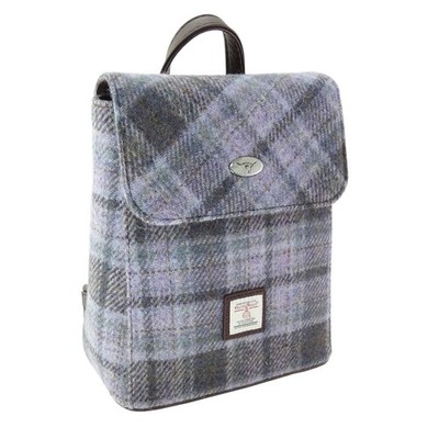 Glen Appin of Scotland Harris Tweed Mini Backpack/Rucksack  'Tummel'