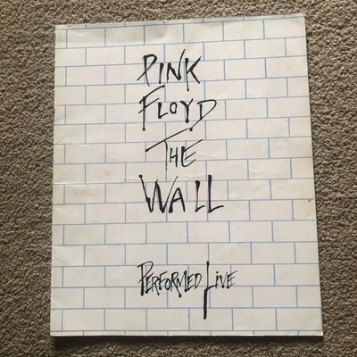 Pink Floyd Tour programme The Wall Live Tour 1980 Ref A