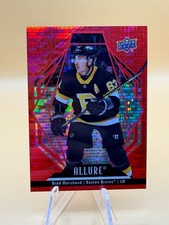22-23 UD Allure Hockey Red Rainbow Parallel 57 Brad Marchand