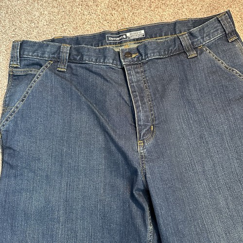 Carhartt Relaxed Fit Carpenter Jeans 40x32 Workwear Utility Denim Pants - Picture 4 of 7