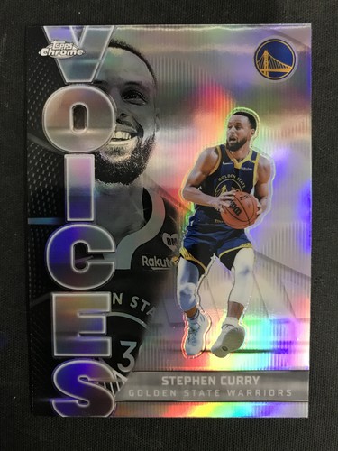 Stephen Curry [Refractor] #VS-5 2025 Topps Chrome Voices card
