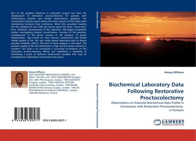 Biochemical Laboratory Data Following Restorative Proctocolectomy Amosy M''Koma