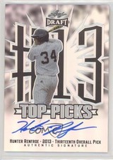 2013 Leaf Metal Draft Top Picks Hunter Renfroe #TP-HR1 Auto 9cf