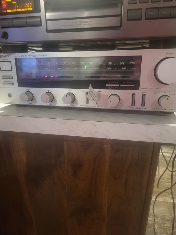 Vintage Kenwood KR-920 AM/FM Stereo Tuner Amplifier Used Read Fully