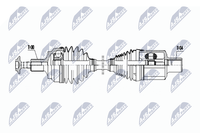 Nty Antriebswelle NPW-ME-060 FüR MERCEDES-BENZ