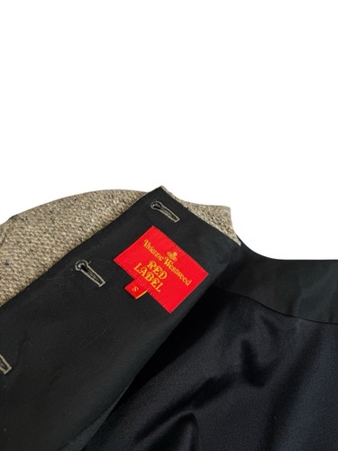 Blazer donna Vivienne Westwood Red Label Runway A/I 2014 misto lana grigio taglia S - Foto 17 di 21