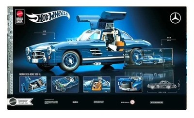 Mattel Brick Shop Hot Wheels Mercedes-Benz 300 SL IN HAND SOLD OUT