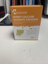  Pack of 10 Honey Calcium Alginate Dressing 2  x2  Wound Expires 02/2026