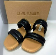 Steve Madden Women's Wizen Leather Slide Sandals 6