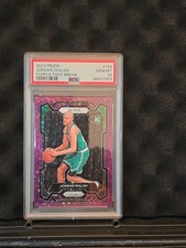 2023-24 Panini Prizm Jordan Walsh #158 Purple Fast Break /75  (RC) Rookie PSA 10