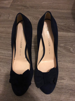 wunderschöne Peter Kaiser Schuhe Schleife high heels wie neu OdetteGr.6,5 39,5