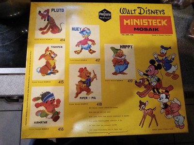 Ministeck Prestofix Walt Disney Baukasten -wohl 60 er Jahre - recht chic