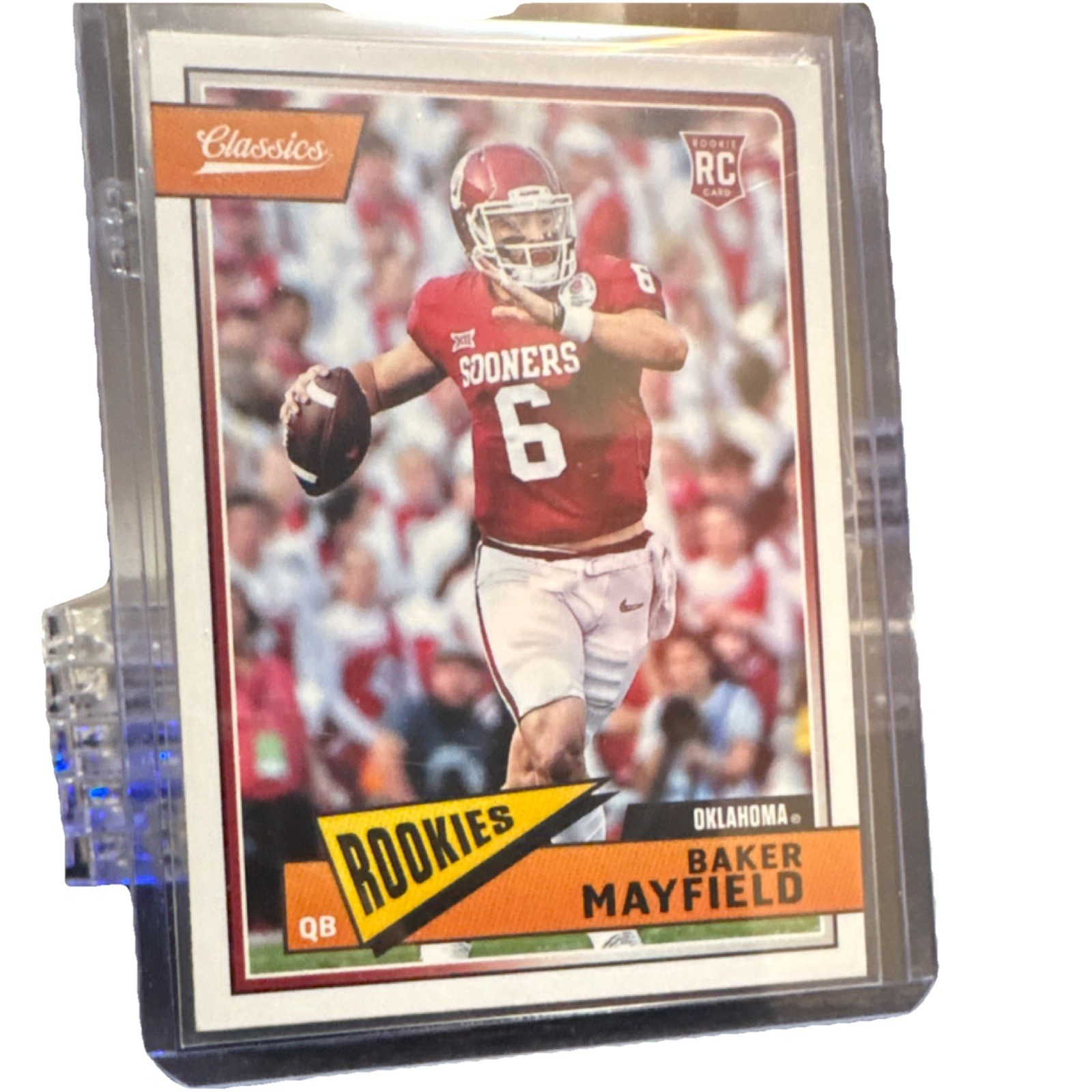 2018 Panini Classics Rookie Baker Mayfield #208 Oklahoma Sooners Football