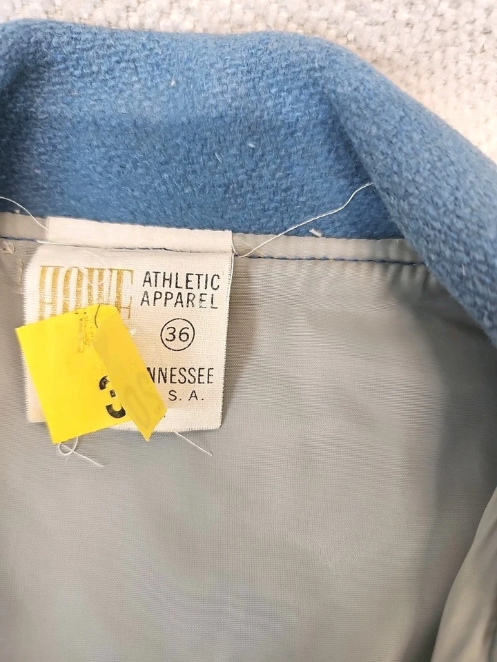 De colección Howe Ropa Atlética Lana Letterman Chaqueta Universitaria Banda "R" Foto 4 de 4