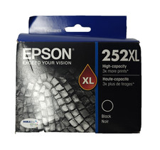 Genuine Epson 252XL Black Ink Cartridge High Yield