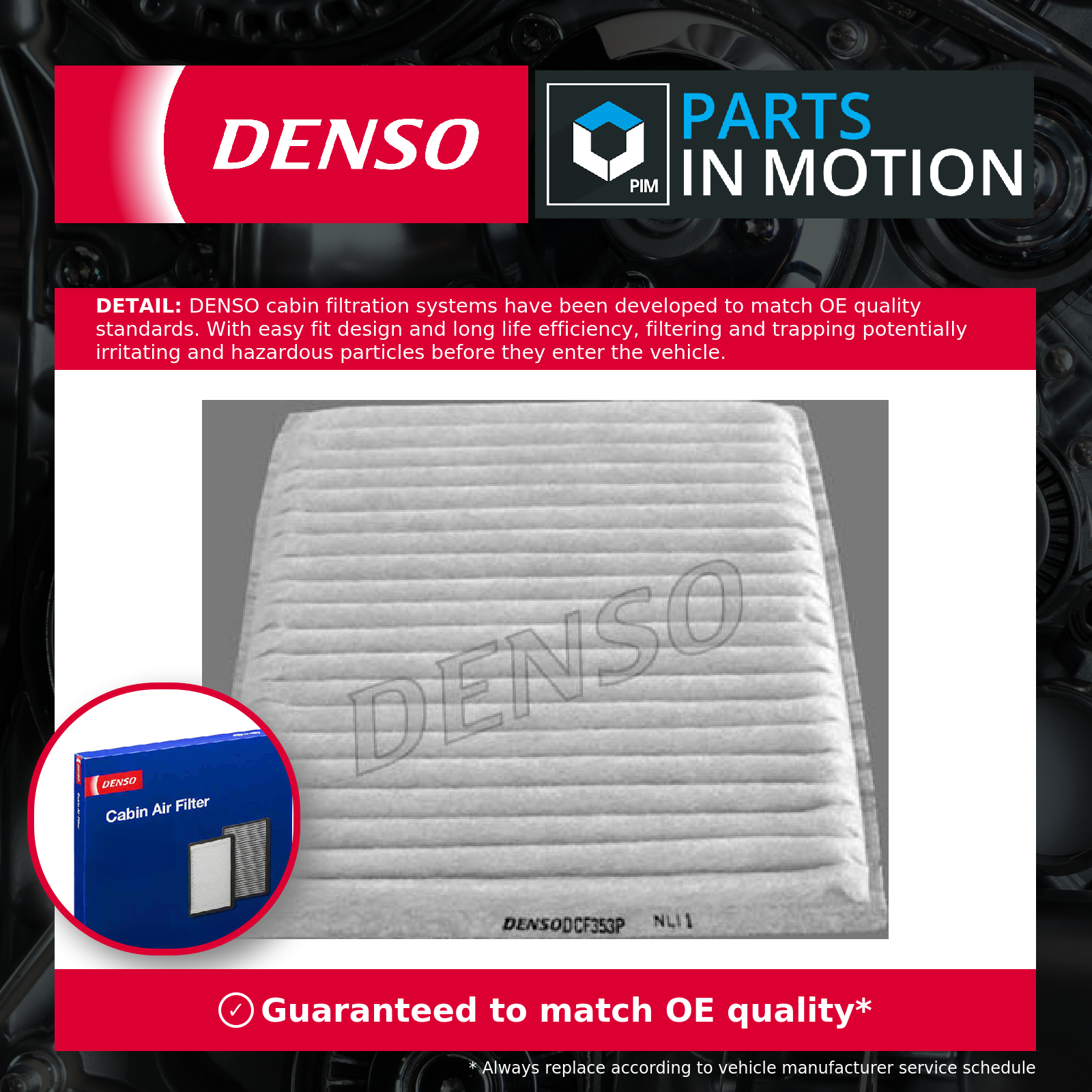 Pollen / Cabin Filter fits TOYOTA 4RUNNER VZN130 3.0 90 to 95 3VZ-E Denso New - Image 20