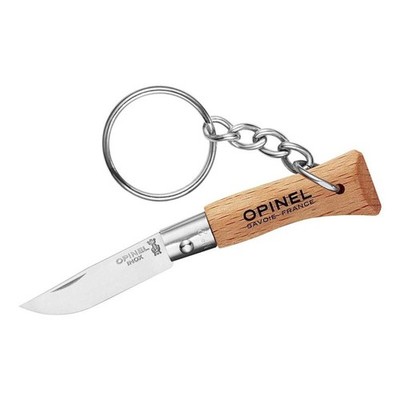 Opinel Mini-Messer, Größe 2, rostfrei, mit Anhänger