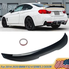 For BMW 4 Series F32 428i 430i 435i Rear Spoiler Lip PSM Style Glossy Black