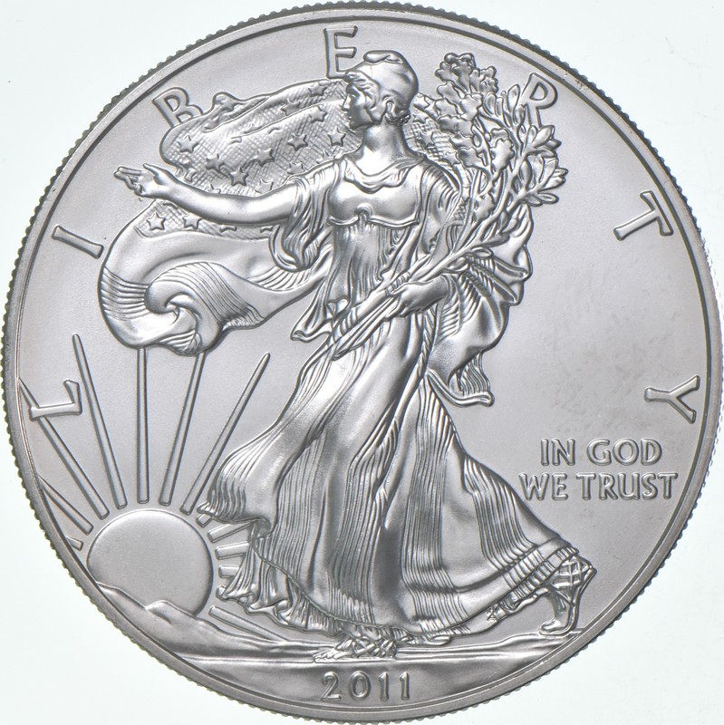 2011-W Burnished Silver Eagle *6181