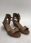 Susina Tresa-Lea Cognac Leather Ankle Strap Wedge Sandals Women's Size 6.5 NWT — photo 2