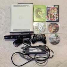 Xbox 360 Console 60gb Bundle 5 Games Kinect W...