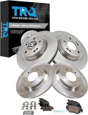 Front and Rear Brake Pad and Rotor Set Ceramic Compatible with 2018-2020 Kia