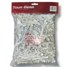 Golf Tees 2 3/4 inch 500 Piece Wood Tour Gear