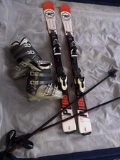 Ski Wall Rack Snowboard Wall Mount Storage Rack Holds 5 Pairs of Skis & Skiin...