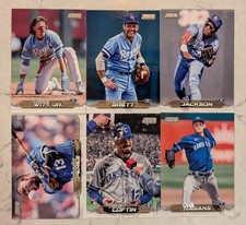 2024 Topps Stadium Club Team Set (6) Kansas City Royals George Brett Bobby Witt